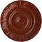 Ekena Millwork Biddix Ceiling Medallion (Fits Canopies up to 7 1/2"), Hand-Painted Firebrick, 20 7/8"OD x 1 1/4"P CM20BXFIF - alternate 1